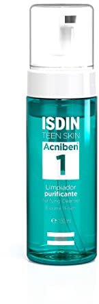 ISDIN Acniben Akne-Reinigungsmittel Foam (150ml) | Reinigt die Haut porentief | beseitigt überschüssigen Talg