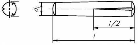 Reidl Paßkerbstifte 3 x 18 mm DIN 1472 Stahl blank 50 Stück