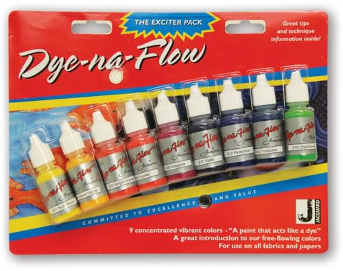 Jacquard Dye-Na-Flow Exciter Pack 9 Colors