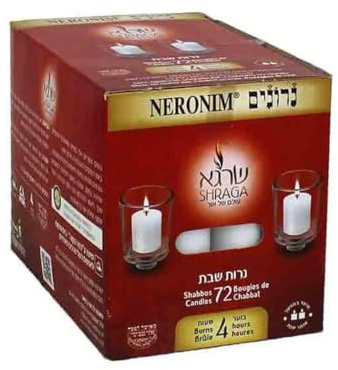 Neriot - Vela votiva, 4 horas, 72 unidades