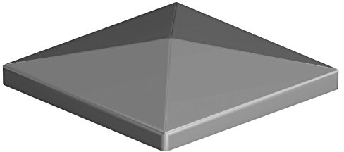 Chapeau carré avec Bords (Aluminium) 120X120 mm