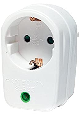 LogiLink PA0078 Steckdosenadapter mit Überspannschutz