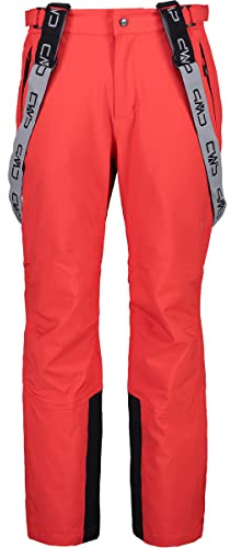 CMP - Pantalón de esquí para hombre, otoño/invierno, hombre, color rojo (ferrari), tamaño 48