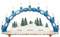 Schwibbogen für Winterkinder groß - 95 x 28 x 59cm - Original Erzgebirge Schwibbögen - Hubrig Volkskunst