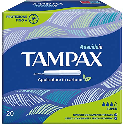 TAMPAX BLUE BOX SUPER, Confezione da 20 Tamponi