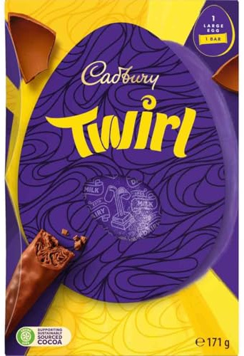 Cadbury Twirl Chocolate Easter Egg 171g