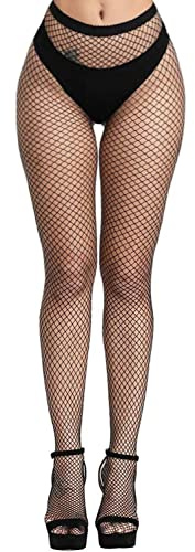 Simply Joshimo Women's Black Fishnet Tights | Elasticated Pantyhose - Small, Regular, Large & Whale Nets