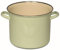 Riess, 0274-006, Topf mit Chromrand 22, CLASSIC - BUNT/PASTELL, Farbe Nilgrün, Durchmesser 22 cm, Höhe 18.7 cm, Inhalt 6 Liter, Emaille, OHNE DECKEL, Deckel optional, Kochtopf, Induktion