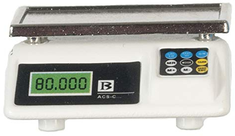 Melody Jane Dolls House Modern Digital Weighing Scales 1:12 Shop Kitchen Store Accessory