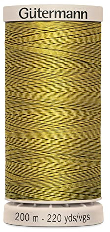 Gutermann Quilting Thread 220yd, Old Gold