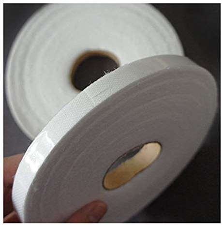 NO.9900 Single-Side Fabric Fusible Tape Straight Grained, Perfect for Tailoring, 12mmW, Appx 150meters Offer! (White)