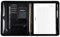 Alassio 30065 - Ringbuchmappe MASSA im DIN A4 Format, Schreibmappe aus Lederimitat, Dokumentenmappe in schwarz, Mappe ca. 34 x 27 x 4 cm, mit Taschenrechner