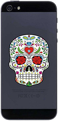 Handy-Aufkleber - Sugar Skull - Totenkopf SSK44-70 mm Aufkleber - handy skin