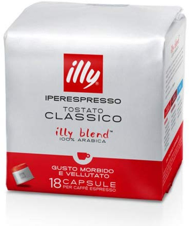 216 Capsules de Café Illy Iperespresso TOSTATO CLASSICO Ancienne Torréfaction Moyenne