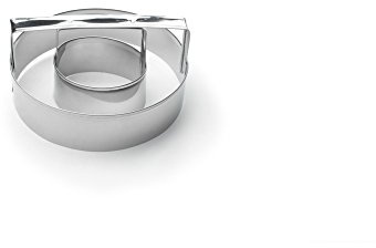 Fox Run Donut Cutter, Tin-Plated Steel, 4-Inch