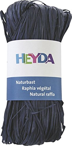 Heyda Naturbast | marineblau, 50 g