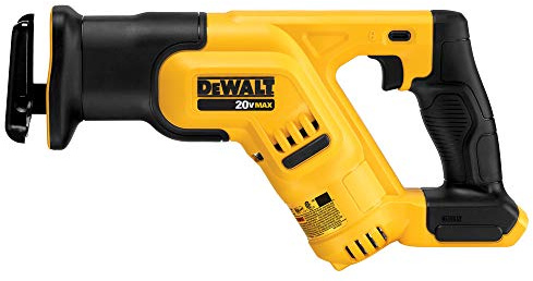 DEWALT 20V MAX Cordless Reciprocating Saw, Compact, Variable Speed, LED Light, Bare Tool Only (DCS387B)