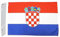 Drapeau Croatie 45x30cm - PAVILLON croate 30 x 45 cm haute qualité - AZ FLAG