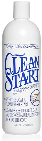 Chris Christensen Clean Start Clarifying Dog Shampoo - Pro-Vitamin Formula That Won’t Strip The Coat! Removes Product Build-up, Waxes, Oil and Dirt (473ml)