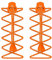 55 Sport Elastic Lock Shoelaces - Orange