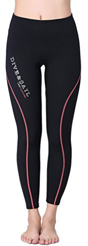 Micosuza Women's Swim Tights Wetsuit Diving Pant 1.5 mm Neoprene