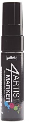 Pebeo 4Artist Marker, Oil Paint Marker, 15 mm - Black
