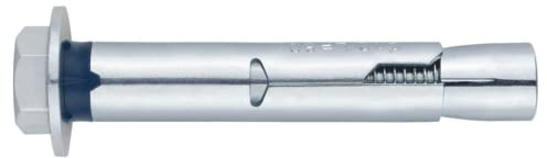 INDEX Fixing Systems CH-TO - Pack de 6 anclajes antigiro para cargas altas (recubrimiento cincado, tornillo hexagonal 6,8 mm, M10 x 100 mm, diámetro de 12 mm)