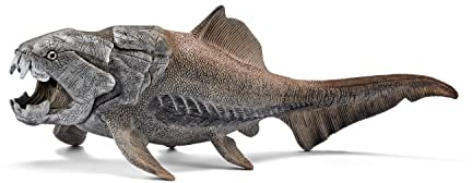 Schleich- Figura Dinosaurio Dunkleosteus. Depredador de los Mares.Color Gris, 21,7 x 9 x 6,5 cm (W x D x H)