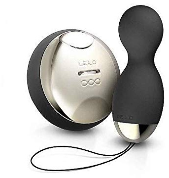 LELO Hula Beads, Black, Twisting, Turning and Vibrating Pleasure Beads (Kegel Balls for Women) - Ben Wa Balls