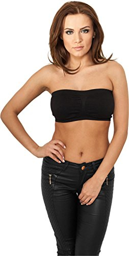 Urban Classics Damen Top Ladies Pads Bandeau, Trägerloser Bandeau für Frauen mit integrierten Brust-Pads, erhältlich in vielen Farbvarianten, Größen XS-XL