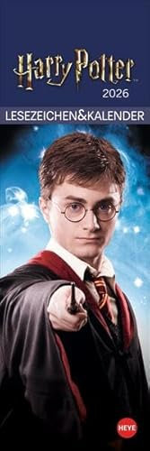 Harry Potter Lesezeichen & Kalender 2026: Als kleine Aufmerksamkeit zu Weihnachten für echte Fans: Zuerst Kalender, dann Lesezeichen. (Lesezeichen & Kalender Heye)