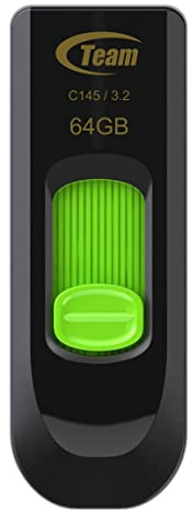 TEAMGROUP TC145364GG01 Flash USB 3.0 64GB C145, Schwarz