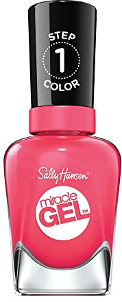 Sally Hansen Miracle Gel Nagellack, 339 Electric Pop, warmes Pink, 15 g