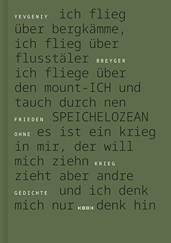 Frieden ohne Krieg: Gedichte: 82