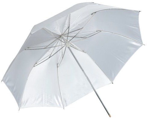 Neewer 39/99cm Studio Faltbarer zusammenklappbarer Weiß Softbox Regenschirm für Blitz AD180 AD360