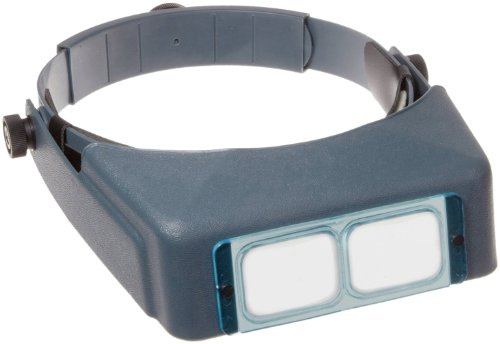 Donegan DA-10 OptiVisor Headband Magnifier, 3.5x Magnification, 4 Focal Length