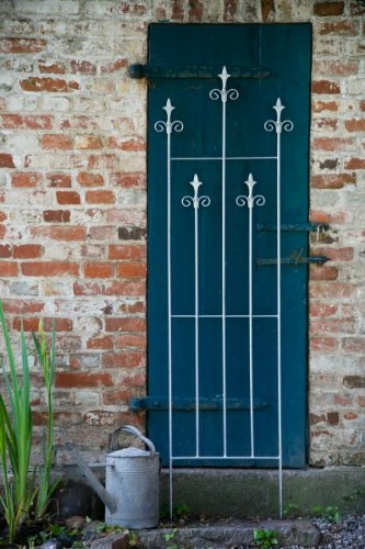 KUHEIGA Rankgitter 10mm Eisen! Höhe 193cm Rankhilfe feuerverzinkt, Rankgerüst