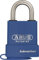 ABUS Vorhängeschloss Submariner 83WPIB/53 - wetterfest - mit rostfreiem Bügel aus gehärtetem Edelstahl - mit Kunststoffummantelung - ABUS-Sicherheitslevel 8 - Blau