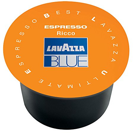 Lavazza 100 Capsule Caffè, Espresso Ricco, Blue - 800 gr