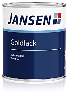 Jansen Goldlack 125ml Metalleffektlack außen und innen