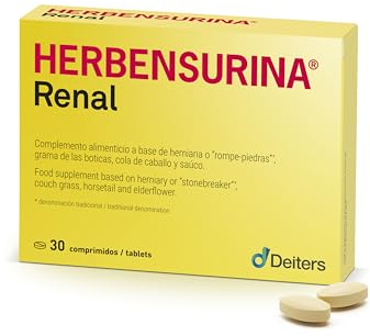 Herbensurina Deiters - 30 Com, color Amarillo, 30 Unidad