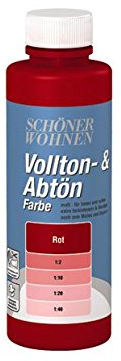 Schöner Wohnen Vollton- & Abtönfarbe Rot 500 ml