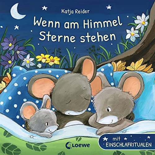 Wenn am Himmel Sterne stehen: Wunderschönes Pappbilderbuch mit Einschlafritualen für Kinder ab 18 Monaten (Loewe von Anfang an)