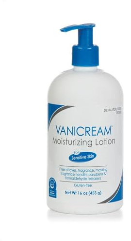 Vanicream Moisturizing Lotion with Pump | Fragrance and Gluten Free | For Sensitive Skin | 16 Ounce (Pack of 1)