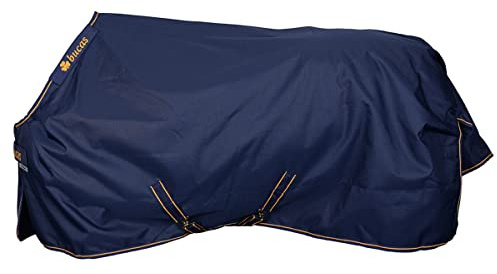 Bucas Irish Turnout Light/50 Classic, Weidedecke Rückenlänge 115 cm, Navy/gold