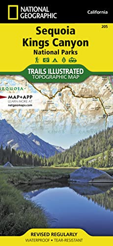 Sequoia & Kings Canyon National Parks Map – National Geographic Trails Illustrated | Waterproof Hiking, Camping & Backpacking Topographic Map: Trails ... (National Geographic Trails Illustrated Map)