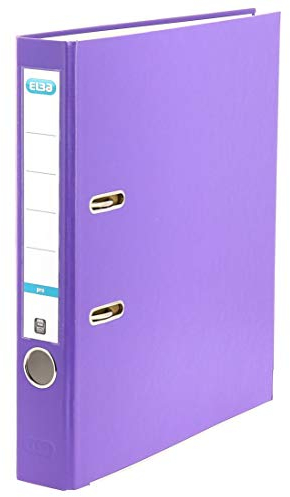 Elba Ordner A4, smart Pro, 5 cm schmal, Kunststoff außen, violett