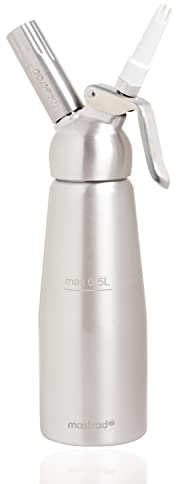 Mastrad montata gelatiere 500 F 49314, Creme, Salse, in Acciaio Inox, 8 x 8 x 30 cm, 0,5 L