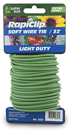 Luster Leaf 858 Rapiclip Soft Wire Tie, Green, Light Duty, 32 Feet