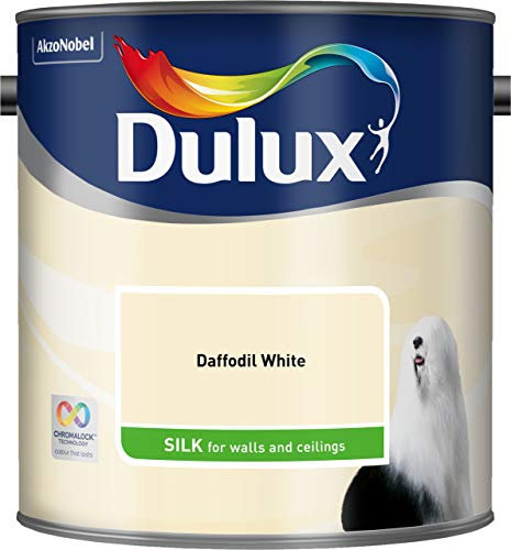 Dulux 500007 DU Silk Paint, 5 L - Daffodil White